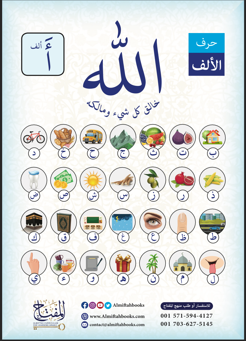 Arabic Alphabet Poster